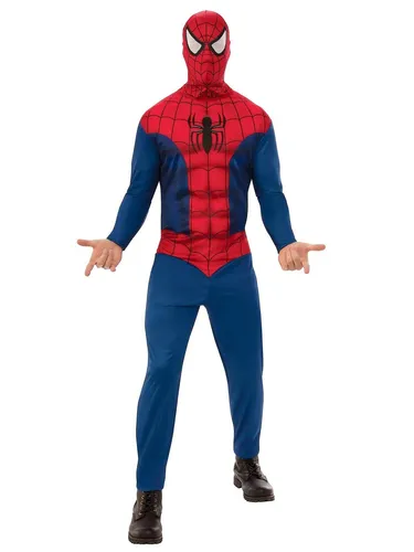 Rubies Spider-Man Kostüm (M) (820958M000) - Kostüm für Kinder, authentisches Design und ideal für Fasching oder Halloween, bringt die Superheldenwelt zum Leben.