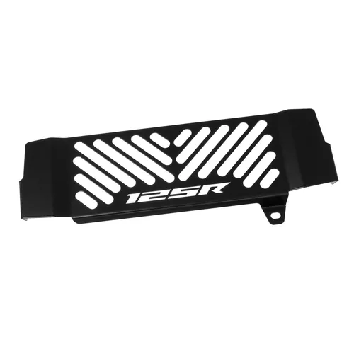 ZIEGER Kühlerabdeckung für Honda CB 125 R - Schwarz - Kühlerschutzgitter aus hochwertigem Edelstahl, pulverbeschichtet für optimale Langlebigkeit und Schutz. Ideal für Honda CB 125 R, sorgt für einen stylischen Look und schützt den Kühler effektiv.