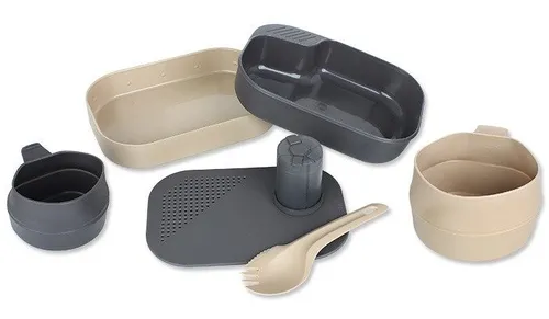 Wildo Camp A Box Complete Campingset - Campinggeschirr Set für Picknick und Grill, BPA-frei, ultraleicht und tragbar - ideal für Outdoor-Abenteuer.