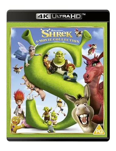 Shrek 1-4 [Blu-Ray 4K] (Keine deutsche Version)