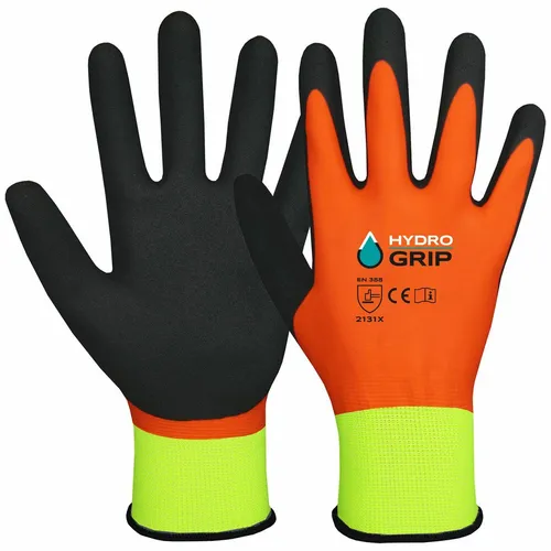 Paar ACE HydroGrip Arbeits-Handschuhe - wasserfest & robust -Schutzhandschuhe 2