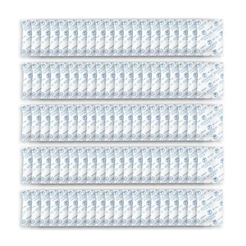 2Gram 100Packets Fonday Food Grade Silica Gel Packs Desiccants Moisture Absorbers Desiccants Packets Dehumidifier Packs