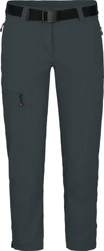 Bergson Outdoorhose HYDRYS 7/8 Damen - Vielseitige Wanderhose in Dunkelgrau - Die pflegeleichte 7/8 Wanderhose für Damen bietet höchsten Komfort und Bewegungsfreiheit. Ideal für Outdoor-Aktivitäten und gefertigt aus strapazierfähigem Material.