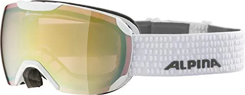 Alpina Pheos S QV Skibrille - Weiss, One Size - Wintersport-Brillen mit hochwertiger QuattroVarioflex-Technologie für optimale Sicht und Schutz bei jedem Wetter.