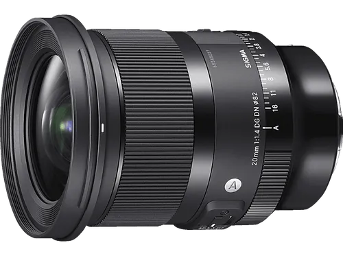 SIGMA Art 20 mm - f/1.4 ASP, DG, DN Objektiv für Sony E-Mount, kompakt und ideal für Astrofotografie mit herausragender Lichtstärke und Schärfe