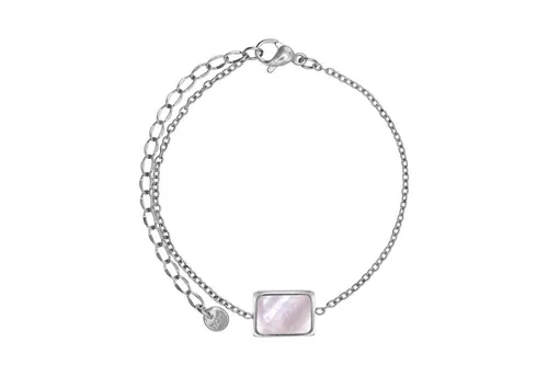 Heideman Armband Lenya silberfarben poliert (Armband, inkl. Geschenkverpackung), mit Perlmutt