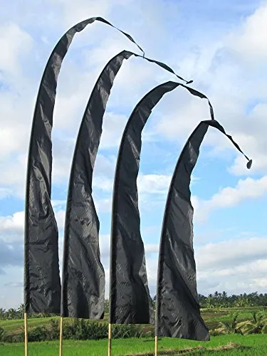 Flaggen & Windsäcke Schwarz von Asiastyle