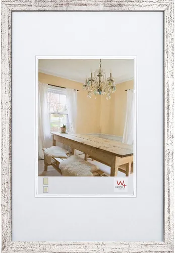 Holzrahmen 9x13 cm Peppers silber