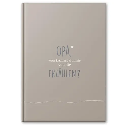 Cupcakes & Kisses® Opa was kannst du mir erzählen I Buch zum ausfüllen I Geschenke für Opa I Geschenk für deinen Opa zum Geburtstag oder Weihnachten
