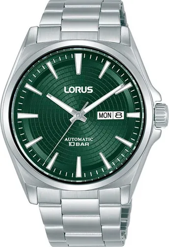 LORUS Automatikuhr RL413CX9, Armbanduhr, Herrenuhr, Mechanische Uhr, Edelstahlarmband, analog, Tag