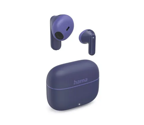 Hama Bluetooth Kopfhörer mit Mikrofon (True Wireless Headset, TWS Earbuds) In-Ear-Kopfhörer (Google Assistant, Siri)