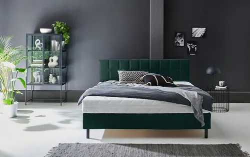 ATLANTIC home collection Boxbett Nikola, Massivholzfüßen, mit / ohne Matratze, in H2 und H3 erhältlich