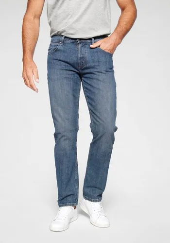 Wrangler Herren Red Kabel Straight Jeans, Mid Stone, 32W/30L - Bequeme Herrenjeans mit geradem Bein, ideal für jeden Anlass. Zeitloses Design mit 5 Taschen und ikonischen Wrangler-Details, aus 98% Baumwolle für hohen Tragekomfort.