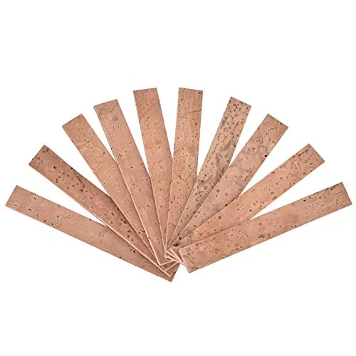 Jadeshay Klarinette Kork, 10 Stücke Klarinettekorken Klarinette Neck Joint Kork Blatt Instrument Reparatur Zubehör
