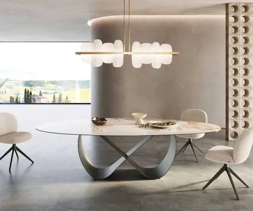 DELIFE Esstisch Edge Oval 280x130 von Delife