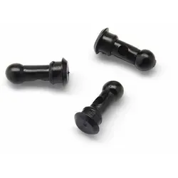 100% Forecast Tear-Off Pin Kit, schwarz