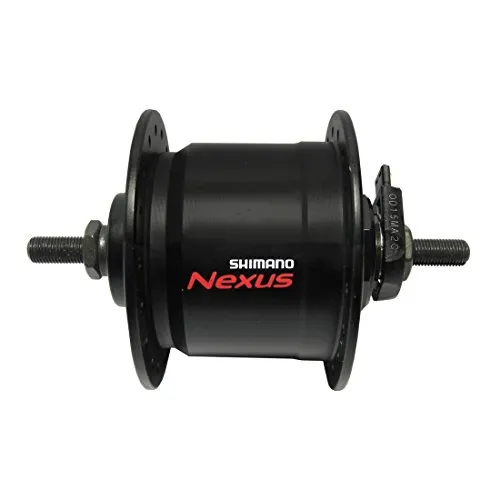 SHIMANO DH-C3000-3N Nabendynamo - Radnaben, zuverlässiger Nabendynamo in Schwarz, ideal für sicheres Radfahren bei jedem Wetter.