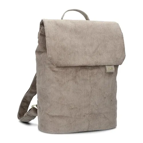 Zwei Damen City-Rucksack Mademoiselle.M MR13 - Eleganter Tagesrucksack mit 7 Litern Volumen, gepolstertem Laptopfach für bis zu 13,3 Zoll und wasserfestem Kunstleder für optimalen Schutz bei jedem Wetter.