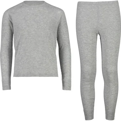CMP KID SET (Sweat und Pant) grau meliert - Optimal für kalte Wintertage - Funktionsunterwäsche für Kinder, atmungsaktiv und isolierend, ideal für Winteraktivitäten im Freien. Hergestellt nach Oeko-Tex Standards für höchste Qualität.
