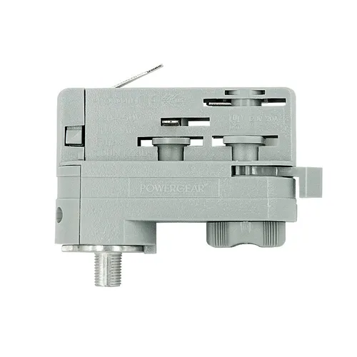UNI 3Ph Stromschienenadapter Adapter grau Staff Erco SLV Eutrac Hoffmeister Glob