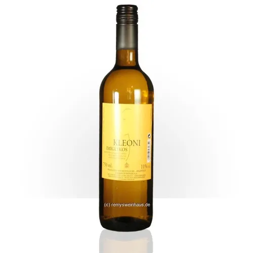  0.75  Lit 1L=EUR10.00) Lafkiotis Winery S.A. KLEONI Imiglykos weiß HALBTROCKEN