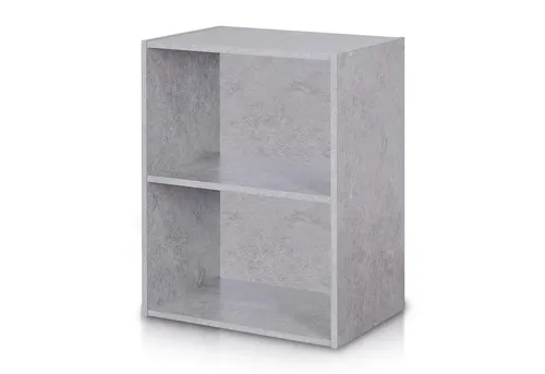 habeig Bücherregal Tube Bücherregal Standregal 2 Fächer Belastung Regalboden Standregal