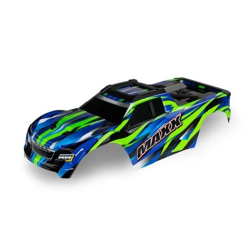 Traxxas 8918G Karo Wide-Maxx grün lackiert + Decal SheetTRAXXAS Radstand 352mm