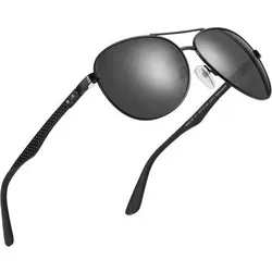 ZENOTTIC Polarisierte Retro Pilotenbrille