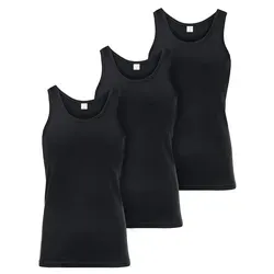 Ladeheid Unterhemd Tanktop Herren Baumwolle Set 3 Stück - Herrenunterhemden aus 100% Baumwolle, atmungsaktiv und schnell trocknend, ideal für sportliche und casual Looks.