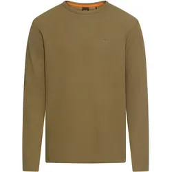 BOSS ORANGE Langarmshirt Tempesto mit BOSS-Stickerei - Rundhalsshirt für vielseitige Styles, elastische Stretch-Qualität für den ganzen Tag Komfort – ideal für Freizeit und coole Outfits.