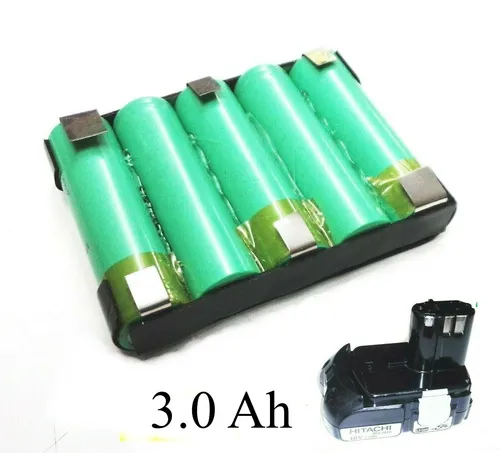 Ersatzakku Tauschpack für Hitachi Akku 18 V BCL1815 mit 3.0 Ah 3000 mAh