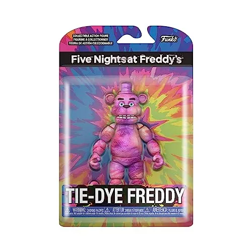 Funko Spielfigur Five Nights at Freddy's TieDye Freddy 13 cm - Faszinierende Actionfigur für Fans! TieDye Freddy bringt Farbe in dein Spielzeugregal und sorgt für spannende Abenteuer. Ideal ab 3 Jahren.