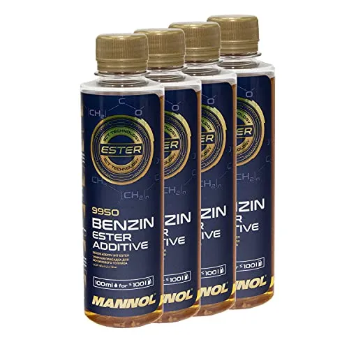 Reiniger Kraftstoff System Reinigungsmittel MANNOL Benzin Ester Additiv 9950 4 X 250 ml
