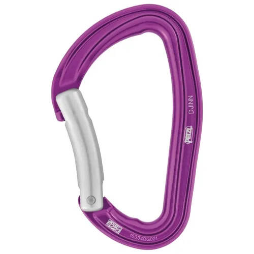 Petzl - Djinn Bent Gate - Schnappkarabiner lila