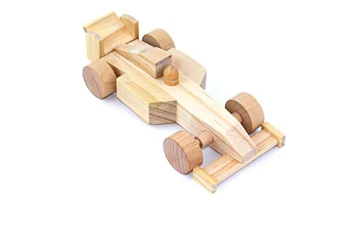 Eduplay Rennauto Set aus Holz zum Basteln