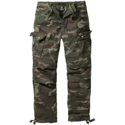 Brandit Columbia Mountain Vintage Cargo Hose - Bequeme Wanderhose in Größe L - Wanderhosen aus 100% Baumwolle mit vielen praktischen Taschen und lässigem Schnitt für Komfort und Stil beim Outdoor-Abenteuer.