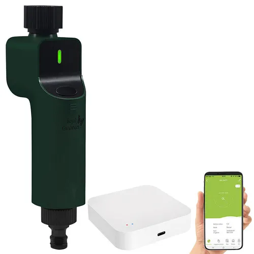 Royal Gardineer Bewässerungsventil mit ZigBee-Gateway, App- und Sprach-Steuerung