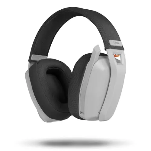KROM KANJI - Kabellose Gaming-Kopfhörer - Gaming-Headset mit Bluetooth 5.3, 40-mm-Lautsprechern für hervorragenden Klang und verstellbarem, leichtem Kopfband für maximalen Komfort.