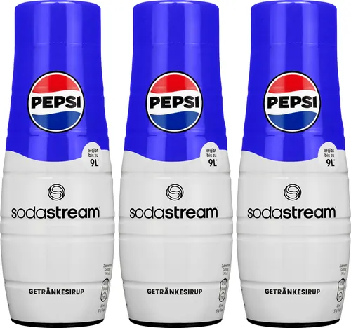 Sodastream Pepsi Sirup Konzentrat 3x440ml Getränkesirup Zuckerreduziert