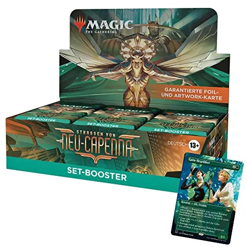 Magic The Gathering The Gathering Straßen von Neu-Capenna Set-Booster-Display, 30 Booster und 1 Box-Topper (Deutsche Version)