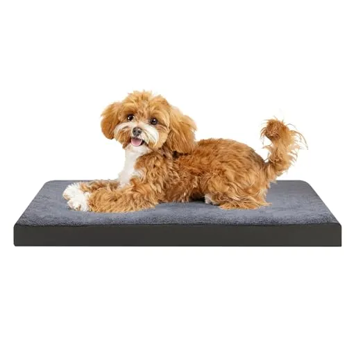 VoltaEcho Orthopädisches Hundebett, Wasserdichtes, Waschbares Hundematratze mit Abnehmbarer Hülle, Eierschaumkastenmatte mit Umkehrbarer Gestaltung,73x45*7 cm