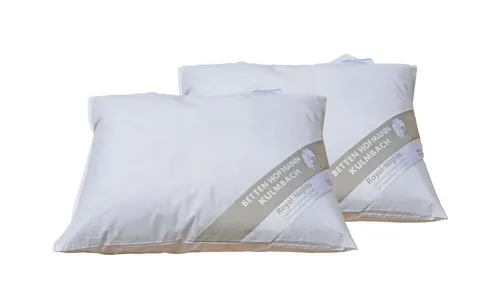 Betten Hofmann Federkissen 2 Stück – Vielseitige Kleinkissen 35x40cm - Kissen-Set 35x40 cm, ideal für Zuhause und unterwegs. Flexibel als Kopfkissen, Sofakissen oder Reisekissen einsetzbar. Atmungsaktiver Baumwollbezug sorgt für Komfort. Hergestellt in Deutschland mit hochwertiger Füllung.