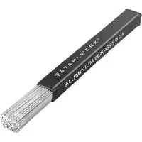 STAHLWERK Schweißstäbe ER4043Si5 Aluminium 2,4 mm - WIG Schweißzusatz mit Aufbewahrungsbox - Hochwertige WIG-Schweißstäbe für Aluminium, Ø 2,4 mm, 1,0 kg, zähflüssiges Schmelzbad für präzise Schweißarbeiten. Ideal für Profis und Hobby-Schweißer.