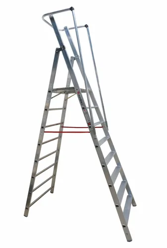Euroline Workline 2267708 Leichte Stufenstehleiter