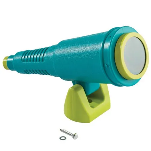 Teleskop-Fernrohr türkis/grün Fernglas Spielzeug Baumhaus Spielturm Kletterturm