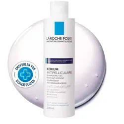 Kerium Antipelliculaire Forfora Grassa La Roche Posay 200ml - Shampoo zur Bekämpfung von fettiger Schuppen, ideal für eine gesunde Kopfhaut und glänzendes Haar.
