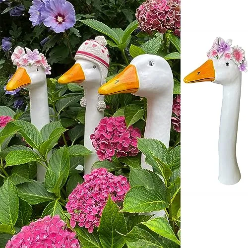 OF Gänsehals Gartenstecker Gans von OF