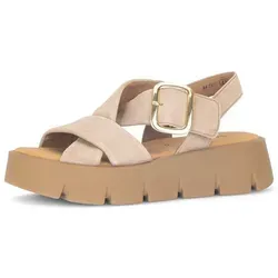 Gabor Damen Plateausandalen in beige von Gabor
