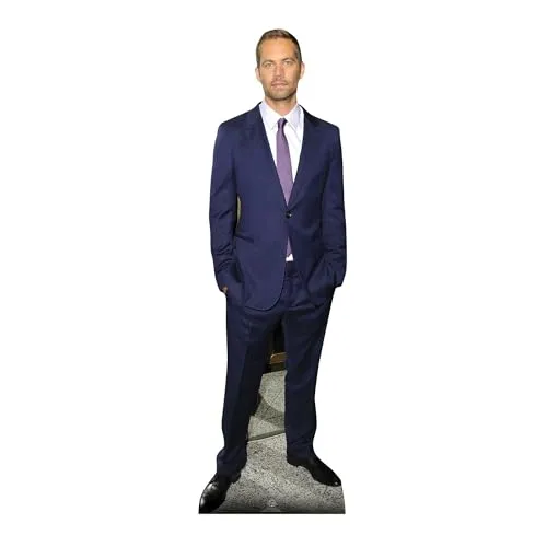 STAR CUTOUTS Paul Walker Pappaufsteller in Lebensgröße, 185 cm
