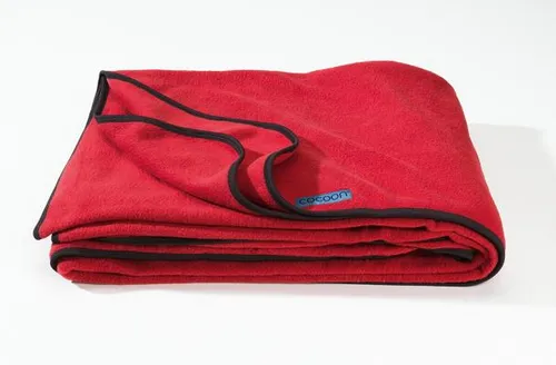 COCOON Fleece Blanket - Decke cherry - Bettdecken: Angenehm weiche 100% Polyester Thermo-Fleece Decke, extrem warm und hautfreundlich, ideal für unterwegs und zuhause.